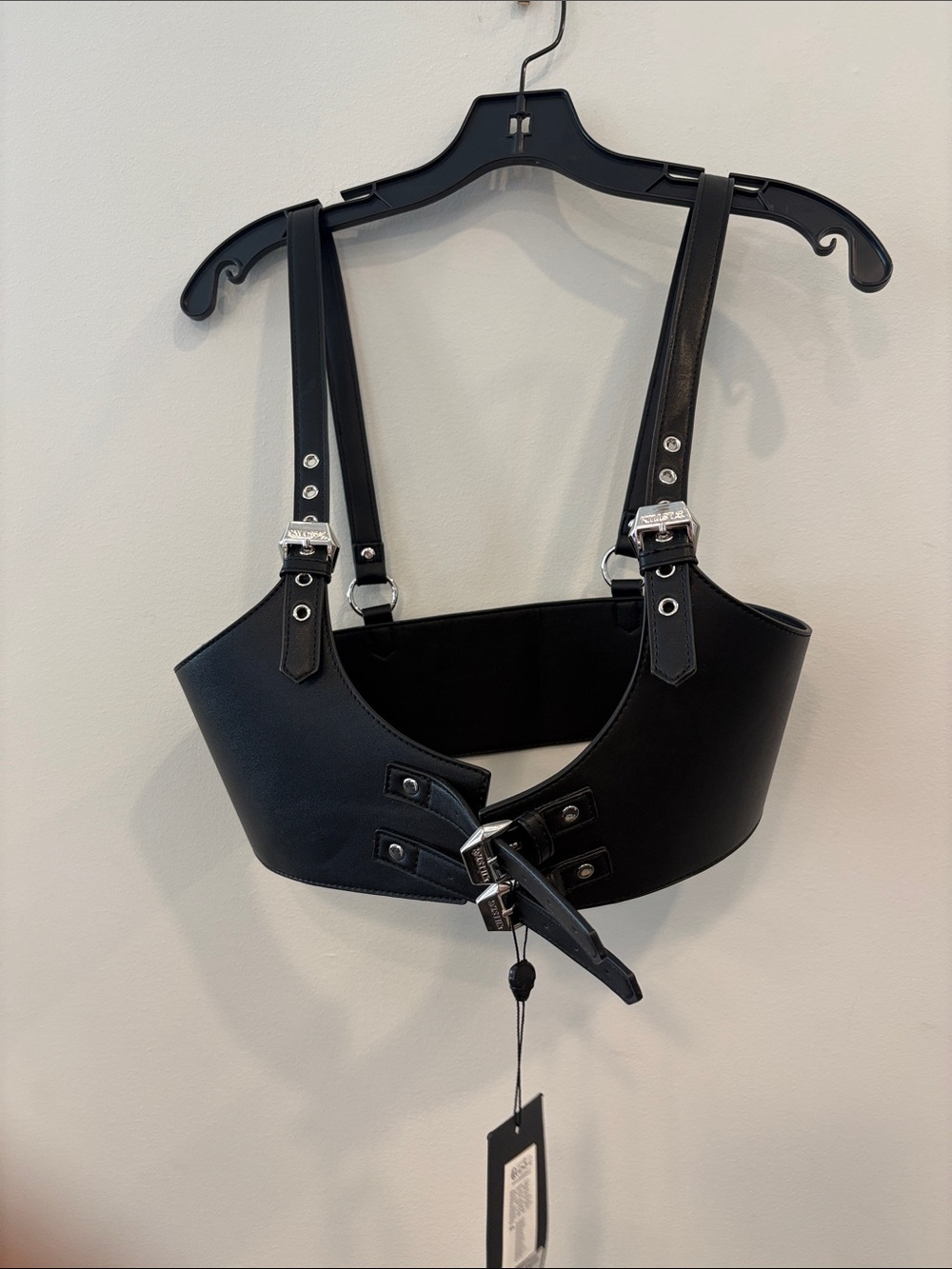 Dolls kill Killstar black thick harness belt NWT